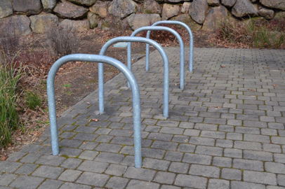 Mather Road access – bike racks
